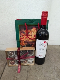 Add me for FREE delivery   Christmas Wine and Chocolates